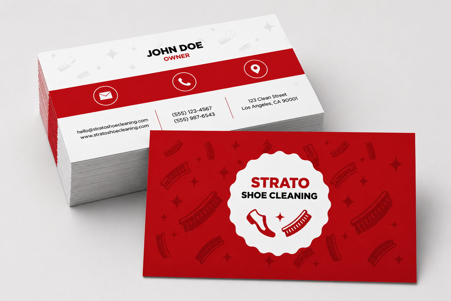Suede Business Cards