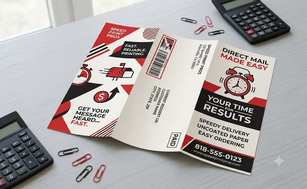 Direct Mail Flyers and Brochures Uncoated