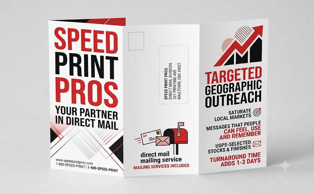 Direct Mail Tri Fold Flyers and Brochures